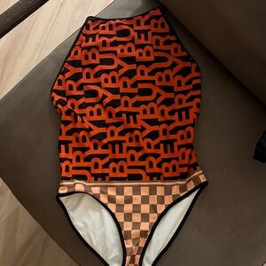 Girls size 14 Burberry swimsuit.
